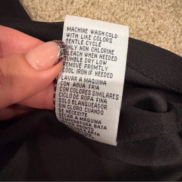 Shelby & Palmer Black Dress with Houndstooth Sleeves - Picture 4 of 5